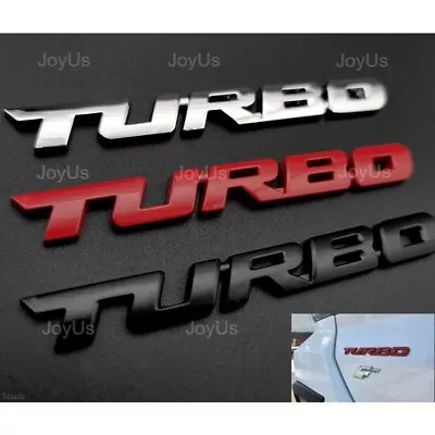 For Mazda CX5 CX 5 Stylist 3D Metal TURBO Emblem Car Emblem Stickers Auto Decals • $17.13