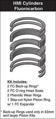 Parker Hannifin 32mm PN032HM005 HMI Metric Piston Seal Kit (Viton) • $104.82