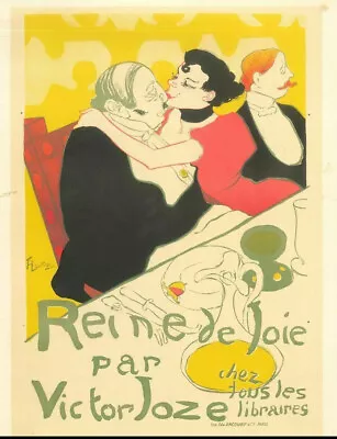 Toulouse-lautrec - Reine De Joie- Vintage- Lithograph Printed By Mourlot - 1966 • $45