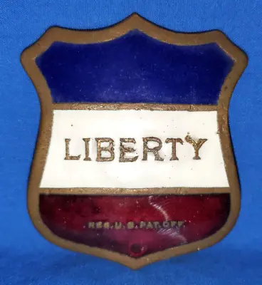 Rare Vintage 1916-1919 Liberty Radiator Emblem Badge • $199.99