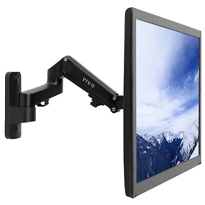 VIVO Premium Aluminum Single LCD Monitor Wall Mount Arm For Screens Up To 32  • $39.99