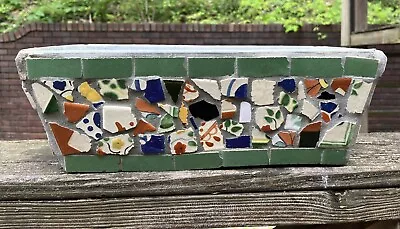 Vintage Ojai Valley Inn & Spa Window Sill Planter Box W/Tiles • $75