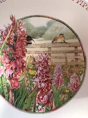 MARJOLEIN BASTIN Salad Desert Lunch Plate Wildflower Meadow 8” EXCELLENT COND • $10