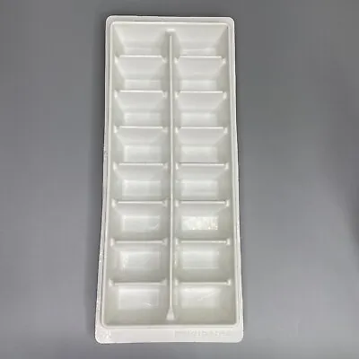 1 Vintage  Frigidaire White Plastic Ice Cube Tray Dishwasher Safe • $10