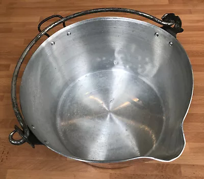 REDUCED! Vintage Maslin Pan For Jam Making 12  Diameter 6  Deep • £8