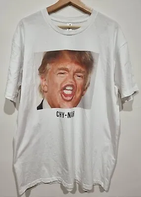 $29.99 • Buy Uncle Reco Donald Trump Chy-Nah Graphic T Shirt White Men's XL