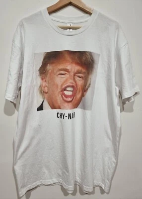 $29.99 • Buy Uncle Reco Donald Trump Chy-Nah Graphic T Shirt White Men's XL