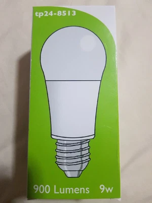 TP 24 8513 LED 9W Frosted GLS E27 3K WARM WHITE • £12.99
