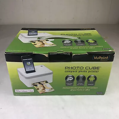 Vupoint Solutions Photo Cube Compact Printer IP-P10-VP IPod IPad IPhone Android • $29.99