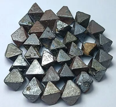 100Pcs Octahedron Magnetite Crystals With Good Luster & Terminations#250 Grams  • $99