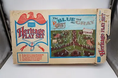 Vtg MARX Sears Heritage Play Set The Blue And The Gray Incomplete W/ Box • $169.95