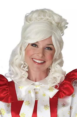 Christmas Mrs. Claus Wig And Bun Clip • $16.06