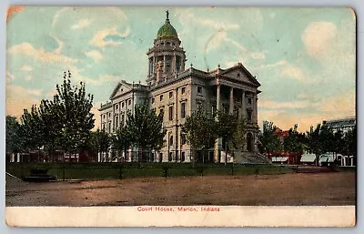 Marion Indiana IN - General View Of Court House - Vintage Postcard - Posted • $8.49