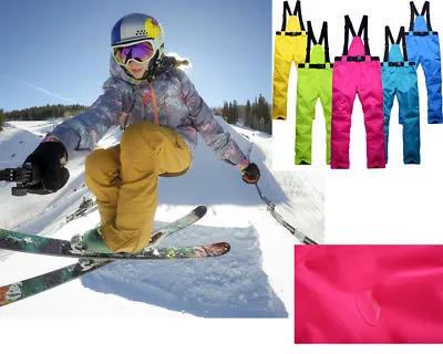 Winter Waterproof Snow Pants Sport Ski Overalls Snowboard Warm Thick Men Women • $32.58