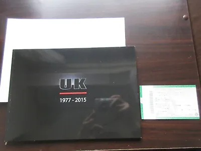 UK 15 Japan Tour Book Ticket Eddie Jobson John Wetton King Crimson Dream Theater • £125.46