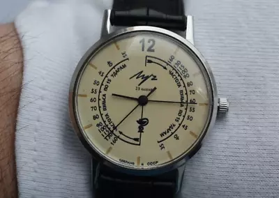Luch Vintage Soviet Watch Medical Dial Mechanical Ultra Slim Cal.2209 • $120