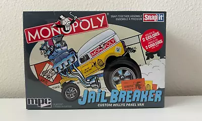 MPC Monopoly Jail Breaker Custom Willys Panel Van  1/25 Model Kit MPC946 • $20.99