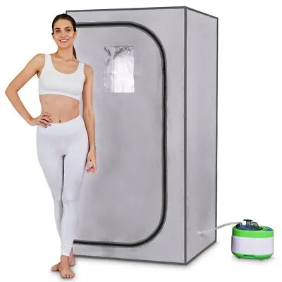 Serenelife Portable Steam Home Sauna- 1600 W Home Detox Spa Steam Therapy Heated • $289.79