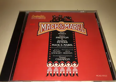 Mack And Mabel CD Musical Robert Preston Bernadette Peters Michael Stewart • $34.99