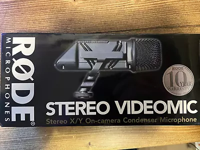£90 • Buy Rode Videomic SVM Stereo X/Y On-Camera Condenser Microphone