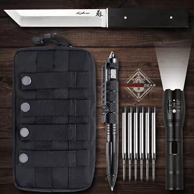 Samurai Survival Emergency Kits SOS Hunting Tactical Gear Fixed Blade EDC Katana • $9.99