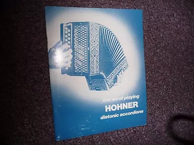 Hohner Diatonic Accordion Course Book Lesson C. Irving Valentine • $14.89