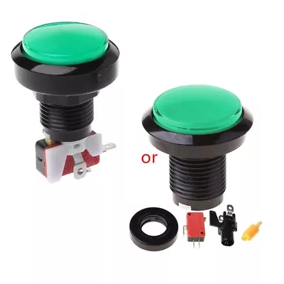 Illuminated Push Button Arcade Machine Game Consoles Parts 12V Lamp 45mm Buttons • $14.74