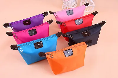 $4.68 • Buy Cosmetic Makeup Travel Bag Pouch Portable Coin Purse Waterproof Foldable Handbag