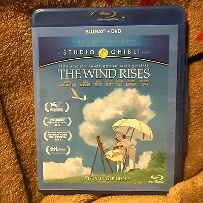 Hayao Miyazaki THE WIND RISES (2013) 2 Disc Blu-ray DVD Set Disney Studio Ghibli • $10