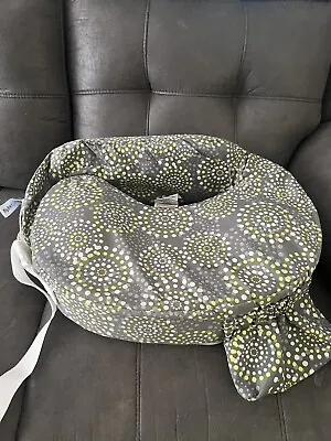 My Brest Friend Original Nursing Posture Pillow Grey & Yellow Fireworks • $15