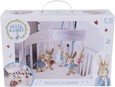 £41.94 • Buy Rainbow Designs Peter Rabbit Musical Cot Mobile, 200 G