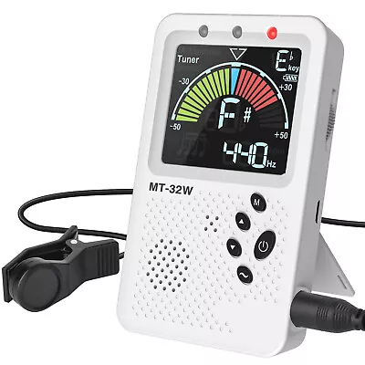 $27.59 • Buy 3IN1 Digital Metronome Tuner Tone Generator W Battery Guitar Bass Violin Ukulele