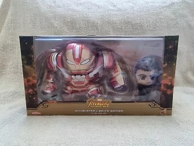 Hot Toys Cosbaby Marvel Avengers Infinity War Hulkbuster & Bruce Banner RARE • $100