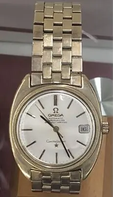 Omega Constellation Chronometer Vintage White Gold Round Automatic Mens Watch • $2728.41