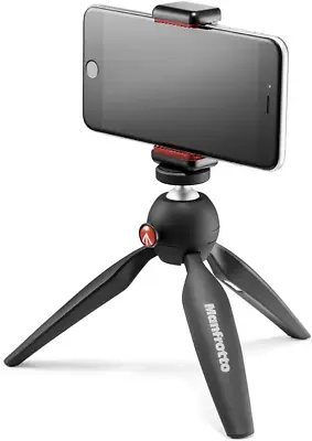 Manfrotto MKPIXICLAMP-BK  Mini Tripod With Universal Smartphone Clamp For With • £35.89