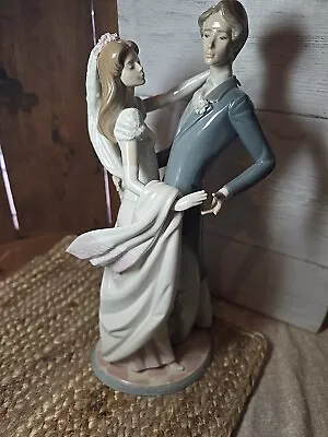 1986 LLADRO Vintage “I Love You Truly” Dancing Bride & Groom Figurine #1528 Nice • $75