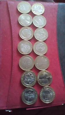 Job Lot Coins 14x 2 Pound Coins • £40