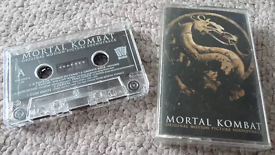Mortal Kombat Original Motion Soundtrack Cassette Tape Vintage 1995 Gaming Movie • $14.98