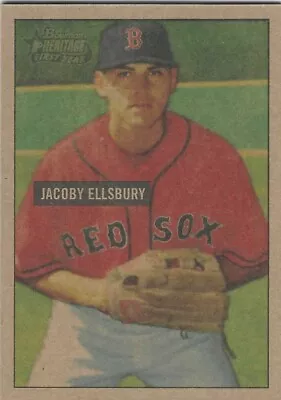 Jacoby Ellsbury 2005 Bowman Heritage Mahogany Rookie #337 Boston Red Sox • $4