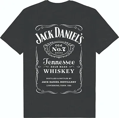 $34.50 • Buy Jack Daniels OLD No.7 Full Label Marle Tee Shirt Official Merchandise JD Fan