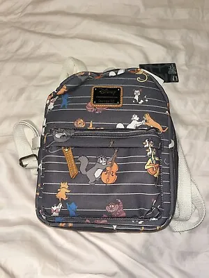 Loungefly Disney Cats Aristocats Marie Figaro Cheshire Mini Backpack New • £48.21