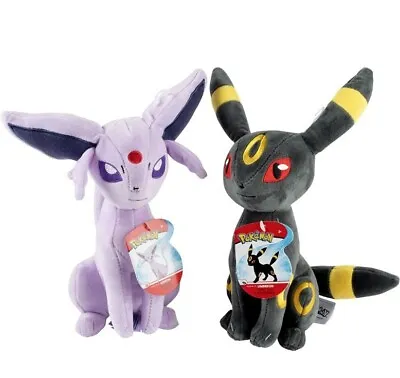 £48.06 • Buy Licensed Pokemon 8  Espeon And Umbreon Plush Stuffed Animal Toys, 2-Pack 