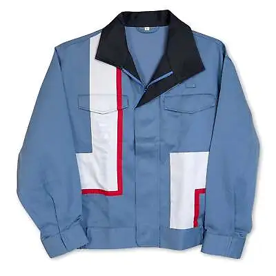 New JDM Retro Japan Idemitsu Gas Station Mechanic Bomber Jacket Blue • $104.95