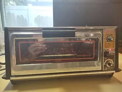 Toaster Oven 60s Mint GE General Electric Toast-R-Oven Chrome Vintage T26/3126  • $64.95