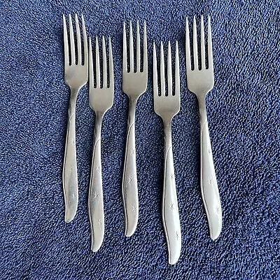 Lot Of 5 Citation (Stainless) By MAR-CREST Forks 7  • $25