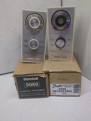 2x Danfoss Randall 3060 Mechanical Programmer 24 Hour Timer Central Heating • £60