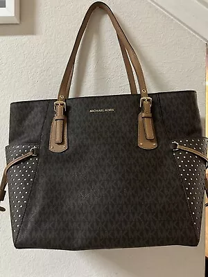 Michael Kors Voyager Ew Signature  Tote Brown/Acorn Brand New • $50.80