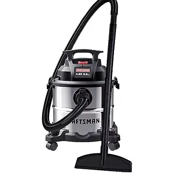 CRAFTSMAN Wet/Dry Shop Vacuum Accessories Included 5-Gallons 4-HP Corded NEW • $78.03
