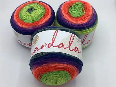 Lion  Brand Yarn Mandala  Dk Yarn 3X150g Cakes#st13 • £1.60