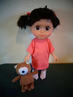 Disney Monsters Inc 12  Talking Babblin Boo Doll W/little Mikey Plush Rare Htf • $79.99